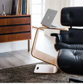 Scandinavian N-Type Solid Wood Side Table — Sofa & Balcony Corner Table
