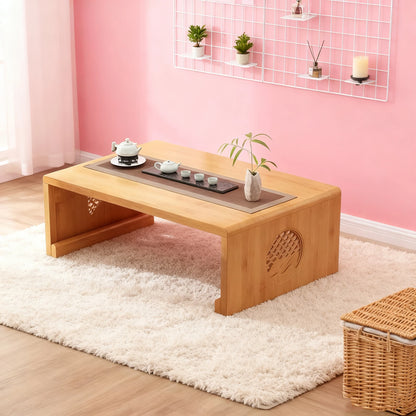 Sit Lower, Live Slower — The Floor-Level Sanctuary Japandi Low Tatami Coffee Table