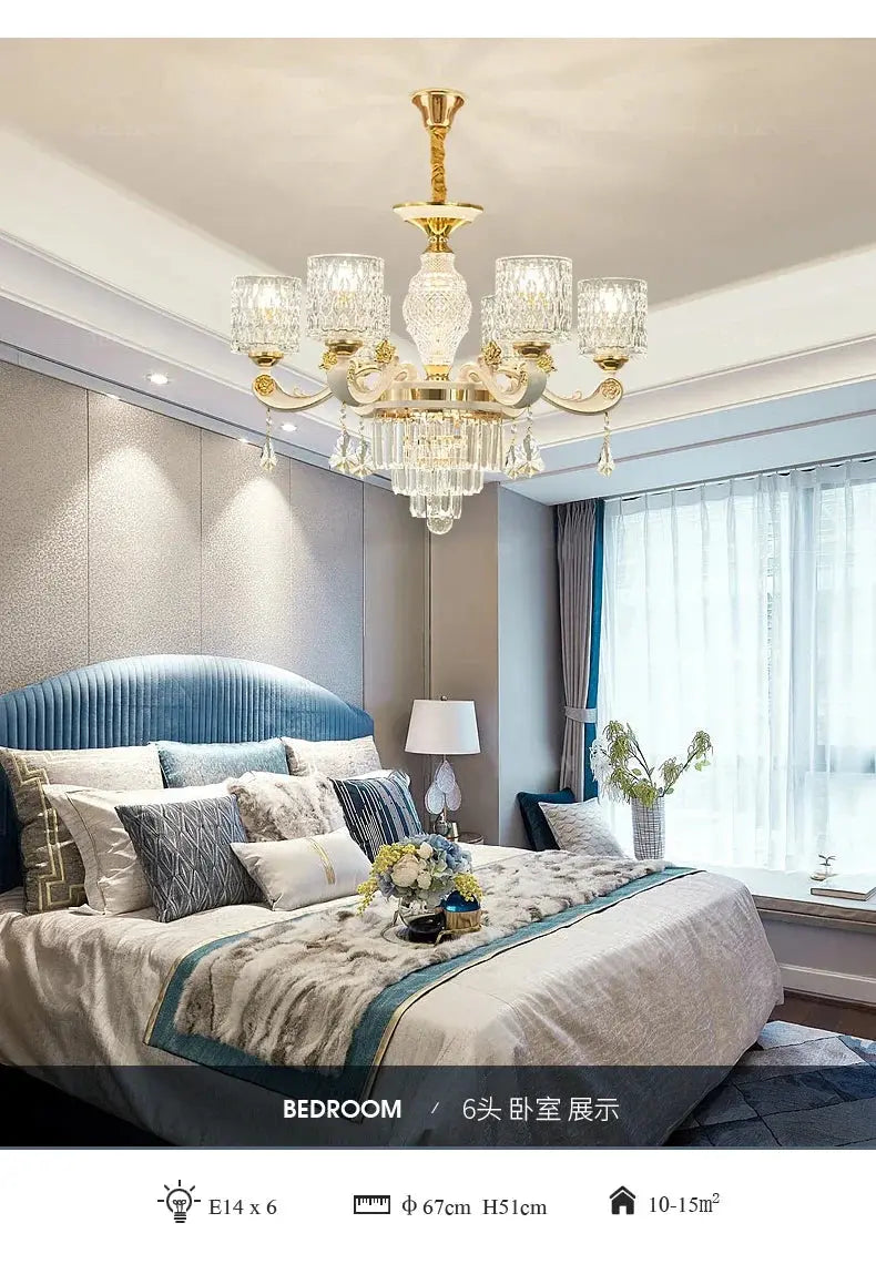 Dressed in Light — Crystal LED Chandelier for Hotel-Worthy Living Rooms &amp; Bedrooms Jonine’s Corner