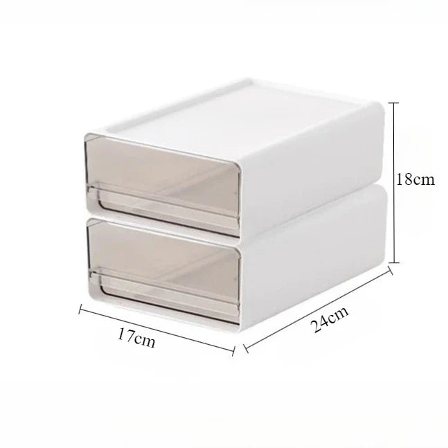 2/3pcs Office Table Clear Storage Boxes Drawer Type Office Workstation A4 File Organizer Storage Box Study Stack Storage Cabinet