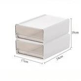 2/3pcs Office Table Clear Storage Boxes Drawer Type Office Workstation A4 File Organizer Storage Box Study Stack Storage Cabinet