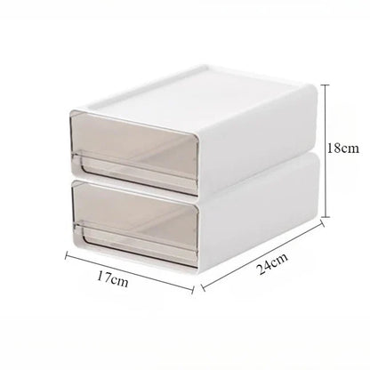2/3pcs Office Table Clear Storage Boxes Drawer Type Office Workstation A4 File Organizer Storage Box Study Stack Storage Cabinet