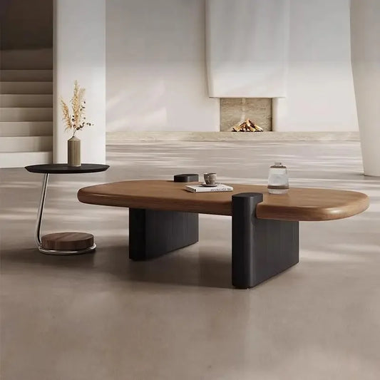 Solid Wood, Solid Statement — Minimalist Coffee Table for the Modern Living Room
