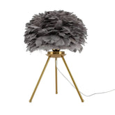 Soft Light, Strong Style — Grey Feather Tripod Desk Lamp Jonine’s Corner