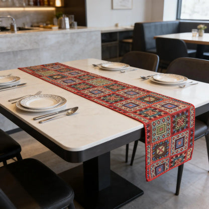 Nordic Cotton Linen Table Runner — Multiple Sizes & Patterns