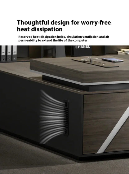 Elevable Corner Desk — Height-Adjustable Home Office Writing Table