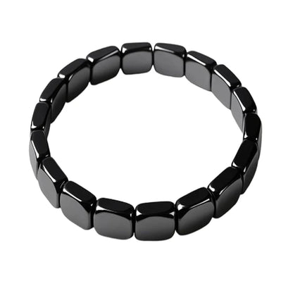 Natural Hematite Beaded Bracelet for Men — Confidence & Healing Stone Jewelry
