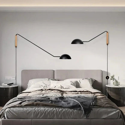 Modern Minimalist Long Arm LED Wall Lamp Design Style Golden Wall Lights Living Dining Room Bedside Sconce Adjustable Home Decor Jonine&