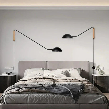 Modern Minimalist Long Arm LED Wall Lamp Design Style Golden Wall Lights Living Dining Room Bedside Sconce Adjustable Home Decor Jonine&