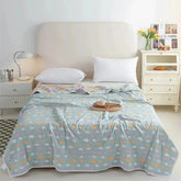 Cool Breathability Summer Quilt Multi-functional Cotton Gauze Fabric Towel Blanket Thin Breathable Duvet Skin-friendly Comforter Jonine’s Corner