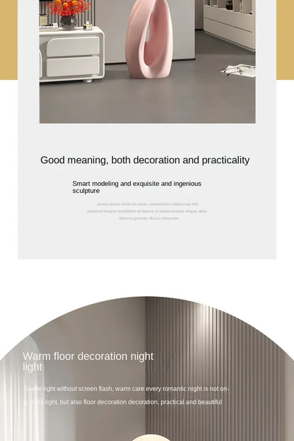 Light That Lives in the Room — Nordic Glow Resin Figurine with Ambient Light