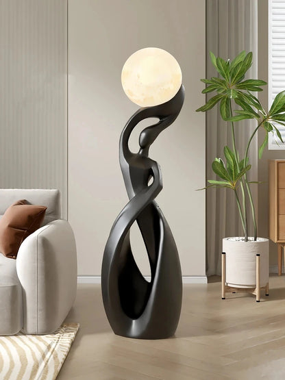 Light That Lives in the Room — Nordic Glow Resin Figurine with Ambient Light