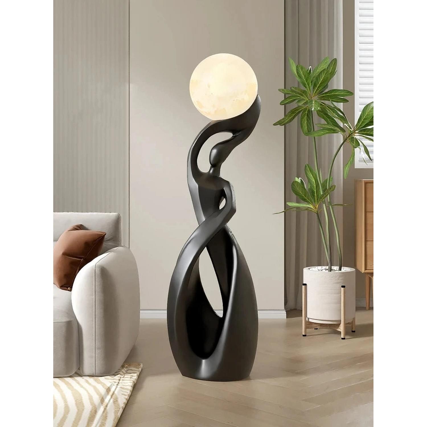 Light That Lives in the Room — Nordic Glow Resin Figurine with Ambient Light