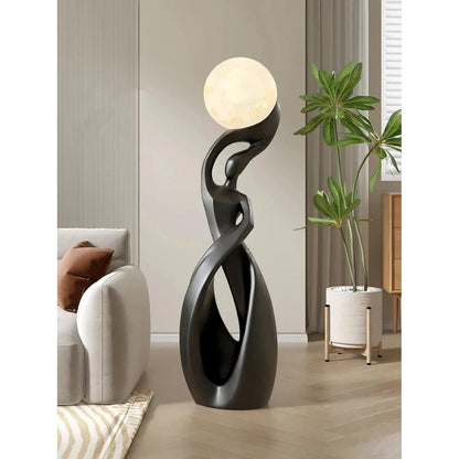Light That Lives in the Room — Nordic Glow Resin Figurine with Ambient Light