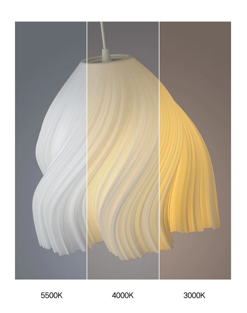 3D Floral Resin Pendant Light — Nordic Chandelier