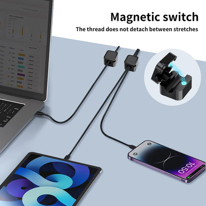 No More Cord Chaos — Adjustable Soft Cable Management Clips for Desk (12 Units)