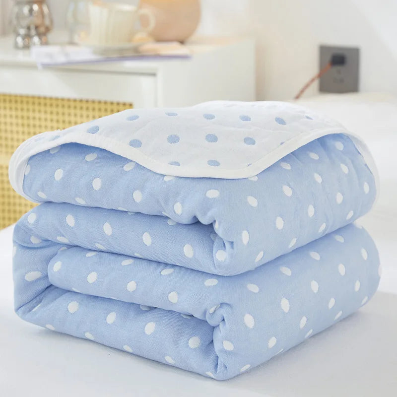 Cotton Gauze Summer Quilt — Solid
