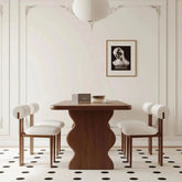 Solid Wood & Pine Dining Table