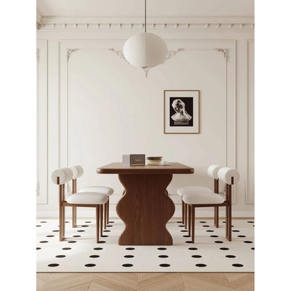 Solid Wood &amp; Pine Dining Table
