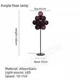 The Grape Cluster — Sculptural Glass Floor Lamp with Warm LED Glow Jonine’s Corner