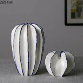 Modern Ceramic Vase – Minimalist Home Decor for Flowers & Stems