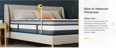 Vesgantti 12 Inch Innerspring Multilayer Hybrid Mattress with Memory Foam and Pocket Spring Mattress Medium Firm Feel Jonine&