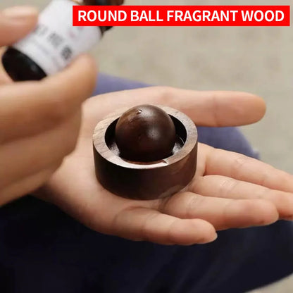 Natural Calm — Wooden Spherical Essential Oil Diffuser