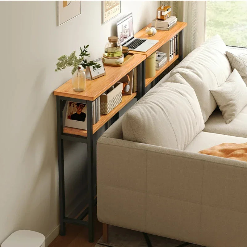 Narrow Sofa Gap Side Table — Space-Saving Partition Rack