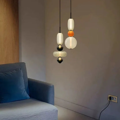 Imperfectly Beautiful — Wabi-Sabi Candy Glass Pendant Chandelier