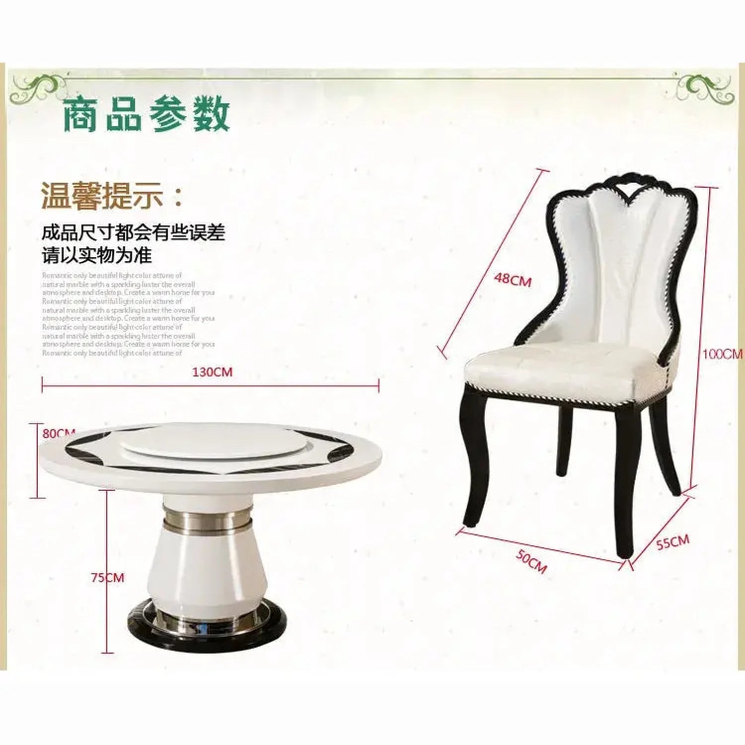The Bistro Moment  Round Portable Dining & Console Table — Dining table