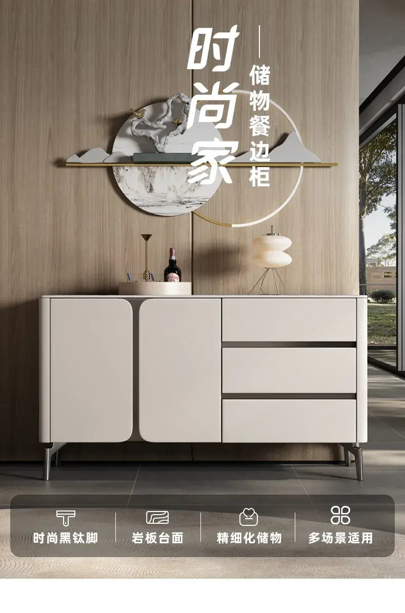 Light Luxury Display Cabinet – Minimalist Living Room Sideboard