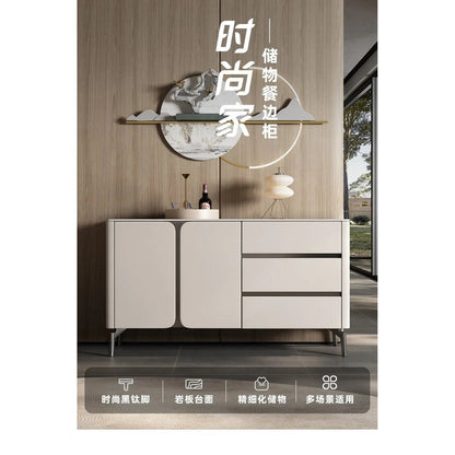 Premium Minimalist Display Cabinet — Light Luxury Living Room Storage