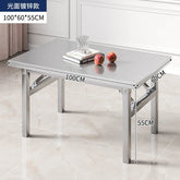 Buffet Serving Counter Home Dining TableStainless Steel Multifunctional Foldable Table Portable Outdoor Camping Desk Commercial Jonine’s Corner