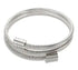 Fashion Simple Stainless Steel 3 Crystal Bracelet Bangle
