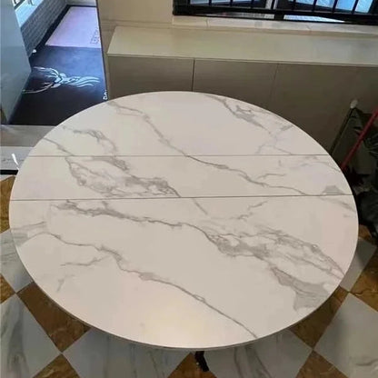 Gather &amp; Dine — Minimalist Round Dining Table with Metal Legs, 100cm &amp; 120cm Jonine’s Corner