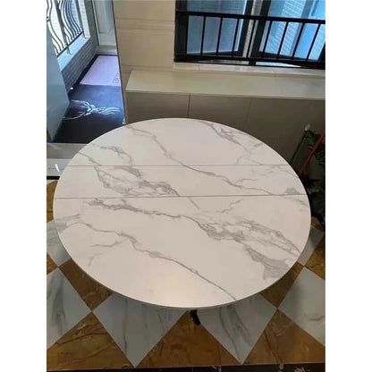 Round Foldable Dining Table — 100 &amp; 120cm