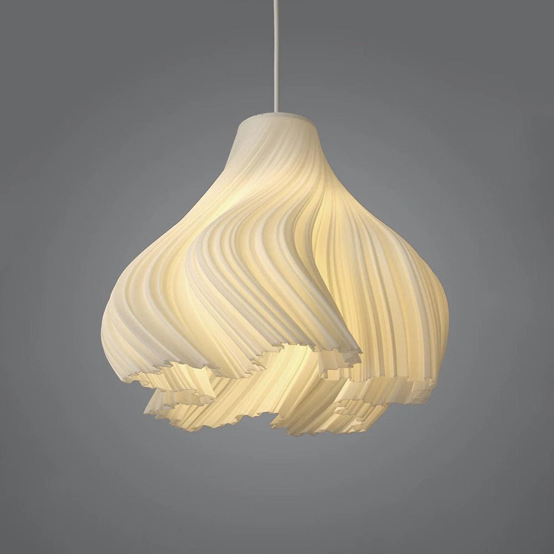 3D Floral Resin Pendant Light — Nordic Chandelier
