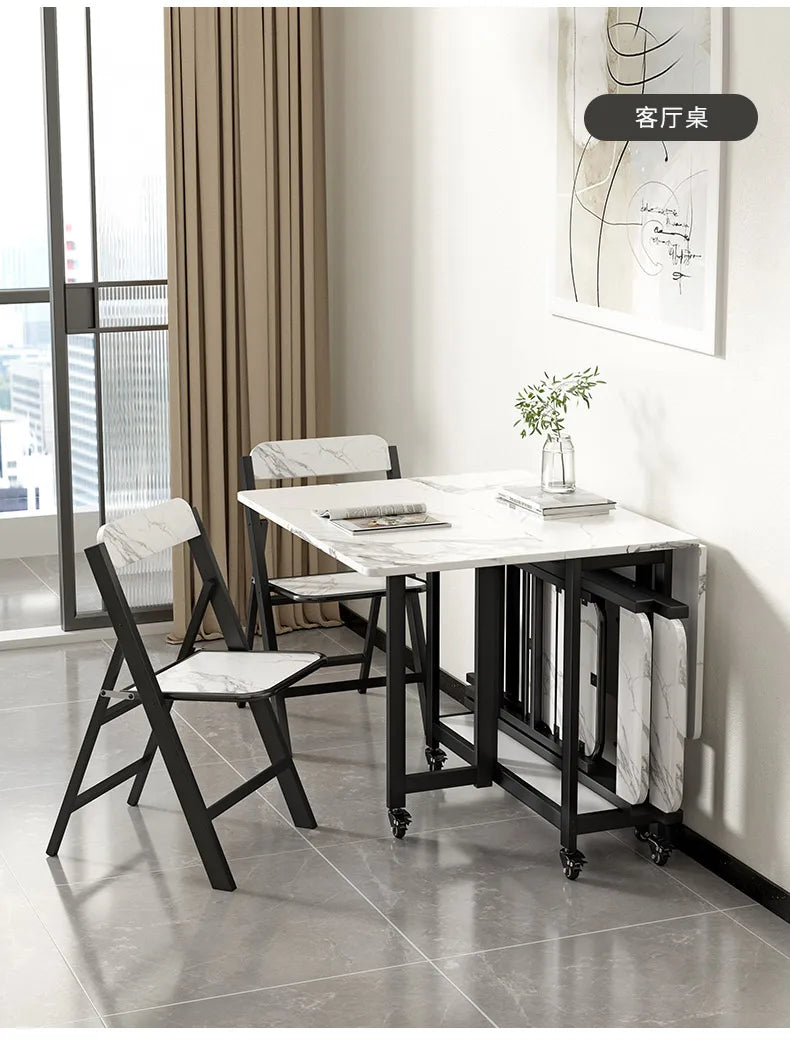 Italian Luxury Foldable Dining Table