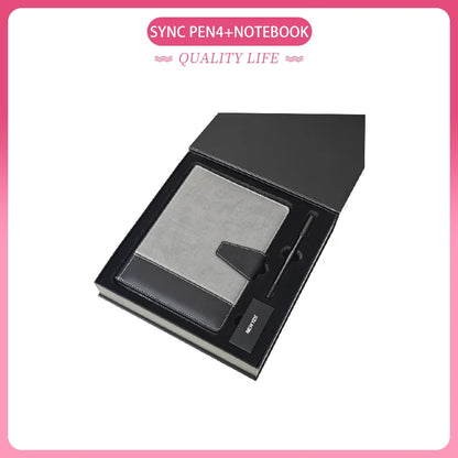 The Smart Notebook — NewYes Reusable Notebook + SyncPen 4 Set with Multi-Language Translation