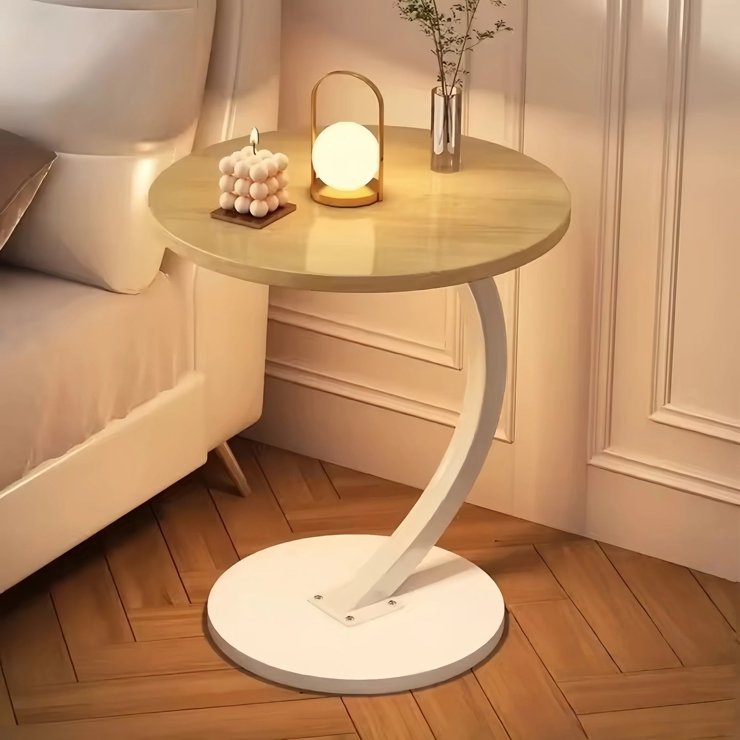The Little Table That Does a Lot — Round Mini Side Table