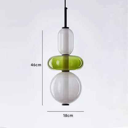 Imperfectly Beautiful — Wabi-Sabi Candy Glass Pendant Chandelier