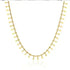 Gold Heart Toggle Necklace — Beaded Chain Gift for Her