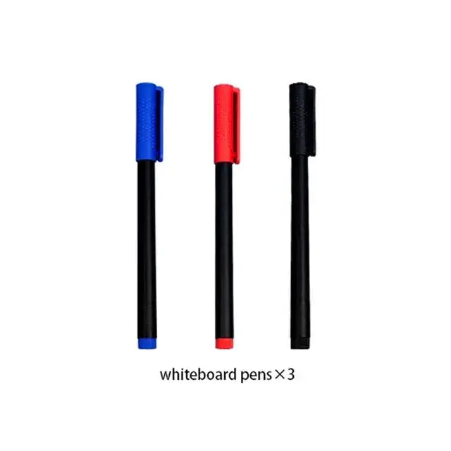 Reusable Whiteboard, Includes Blue Pen and Eraser Cloth, Whiteboard Set for Personal and Classroom Use, Suitable for Home,Office Jonine’s Corner
