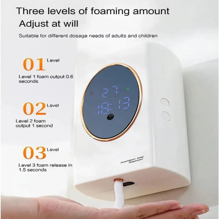 Automatic Soap Dispenser 480ml Smart Sensing Touchless Foam Soap Dispenser USB Recharging Wall Mounted for Bathroom and Kitchen Jonine’s Corner