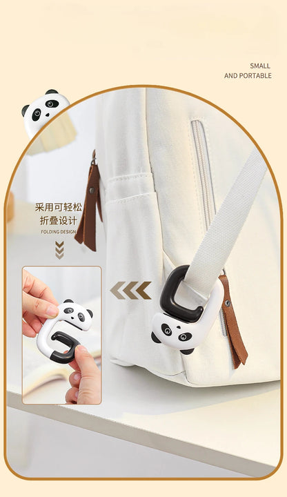 Hang It, Hide It — No-Drill Desk Side Hanging Organizer with Bag Hook