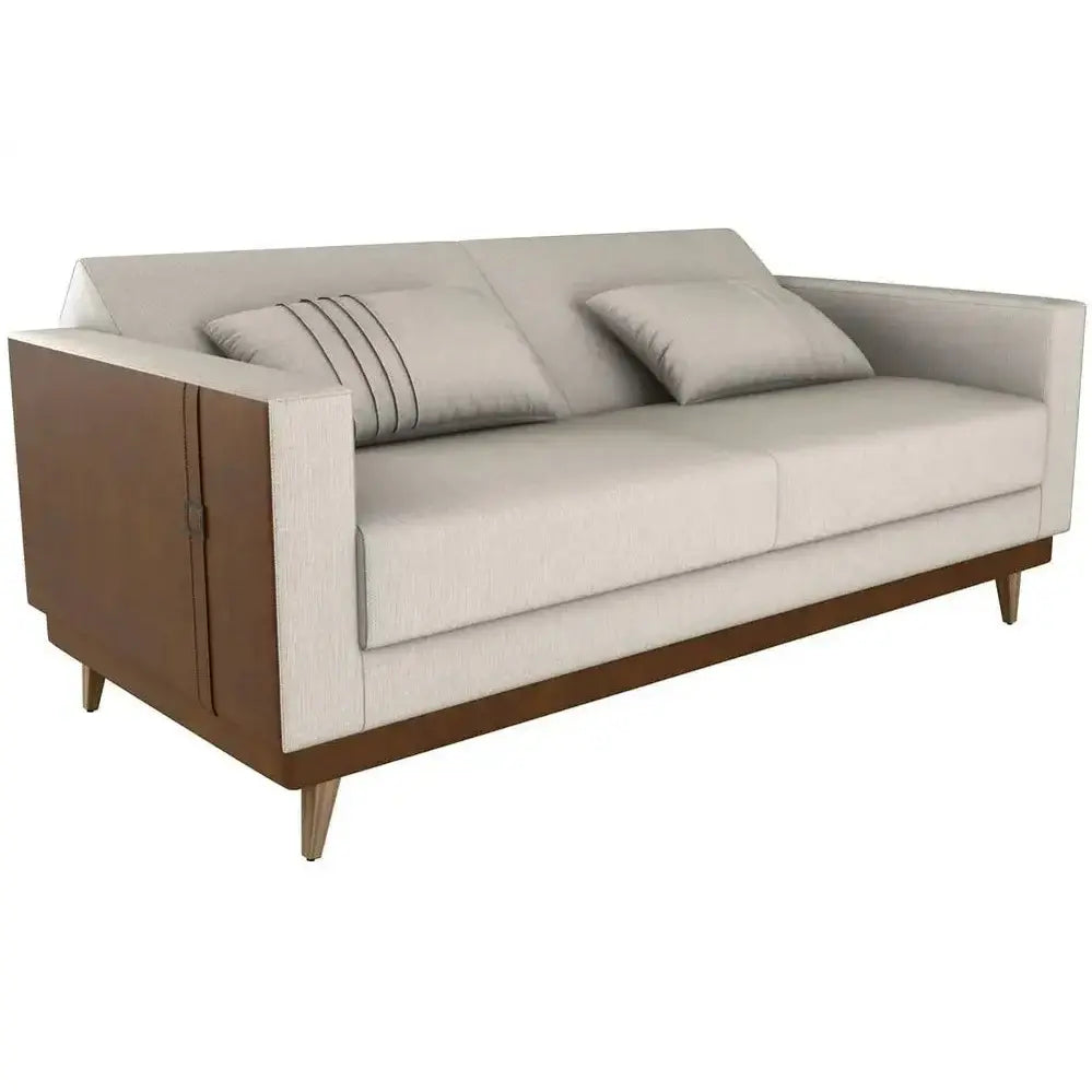 Sofa Bed 3 Places Couple Reclining Linen Matrix Esther Jonine’s Corner