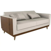 Sofa Bed 3 Places Couple Reclining Linen Matrix Esther Jonine’s Corner