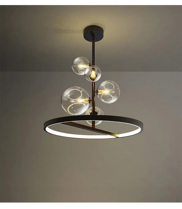Modern Glass Bubbles Led Pendant Lights for Table Dining Room Kitchen Bar Chandeliers Lamps Home Decor Lusters Lighting Fixture Jonine&