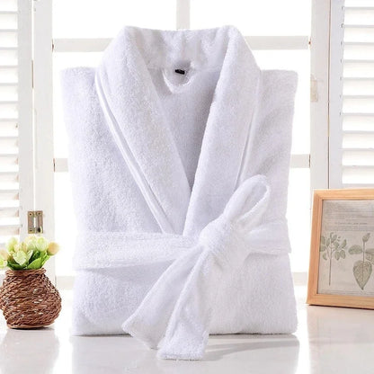 Wrap Yourself in Calm — 100% Cotton Terry Bathrobe