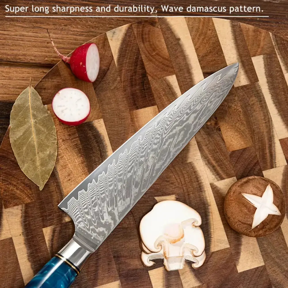 Damascus Steel High Carbon 67 Layer VG10 Chef&